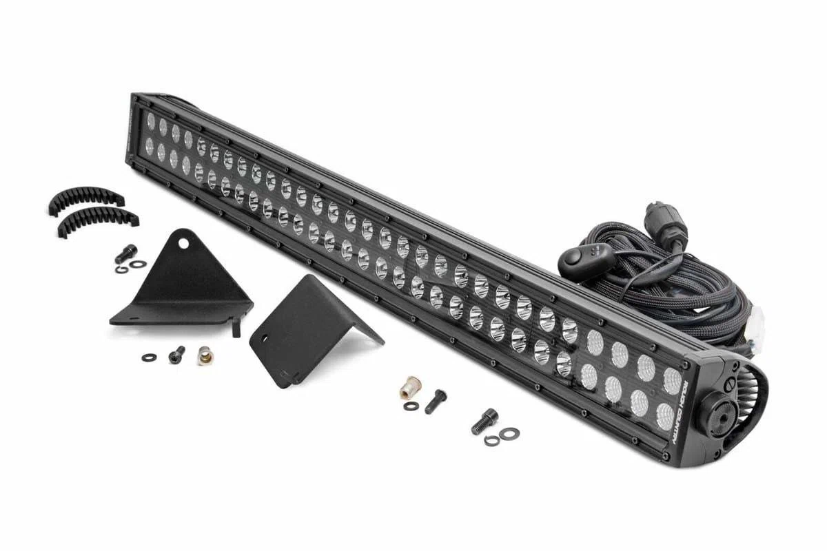 Fits Can-Am Defender HD 5_8_9_10 LED Light Under Bed 30_ Black Dual Row 71014